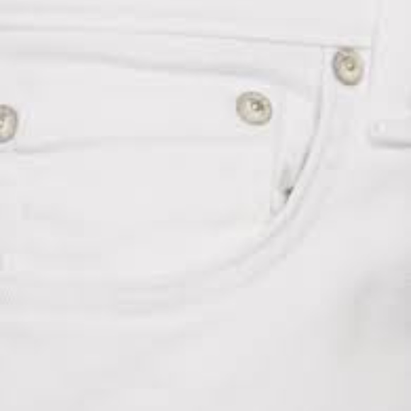 Rag and Bone White Distressed Capri Jeans sz 26 - Picture 5 of 5